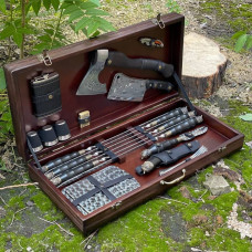 Набор для мангала подарочный в деревянной коробке Викинг BS83 Gorillas BBQ