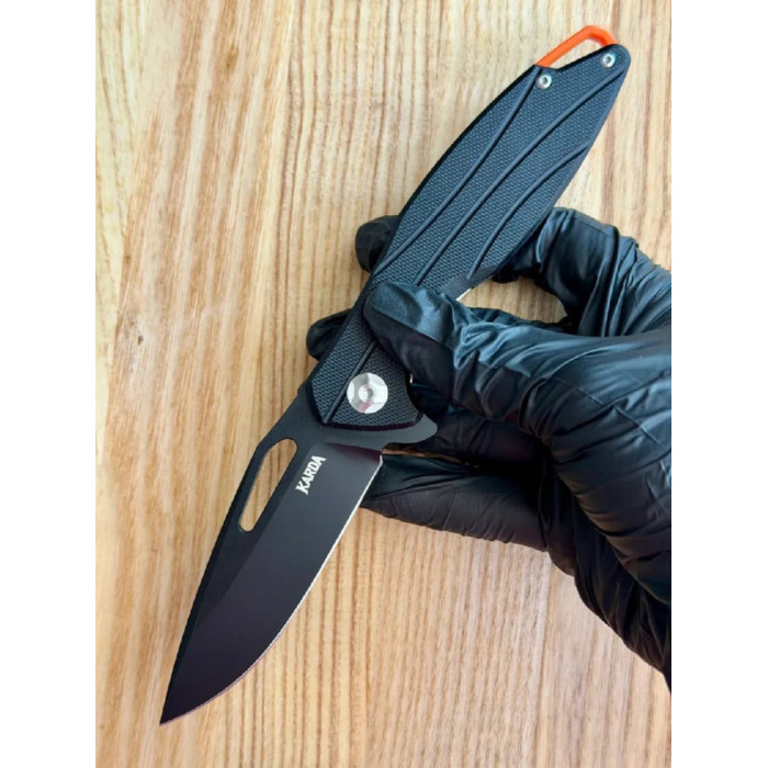 Туристический складной нож Karda J008 Clip Point D2 (KB10) 1527