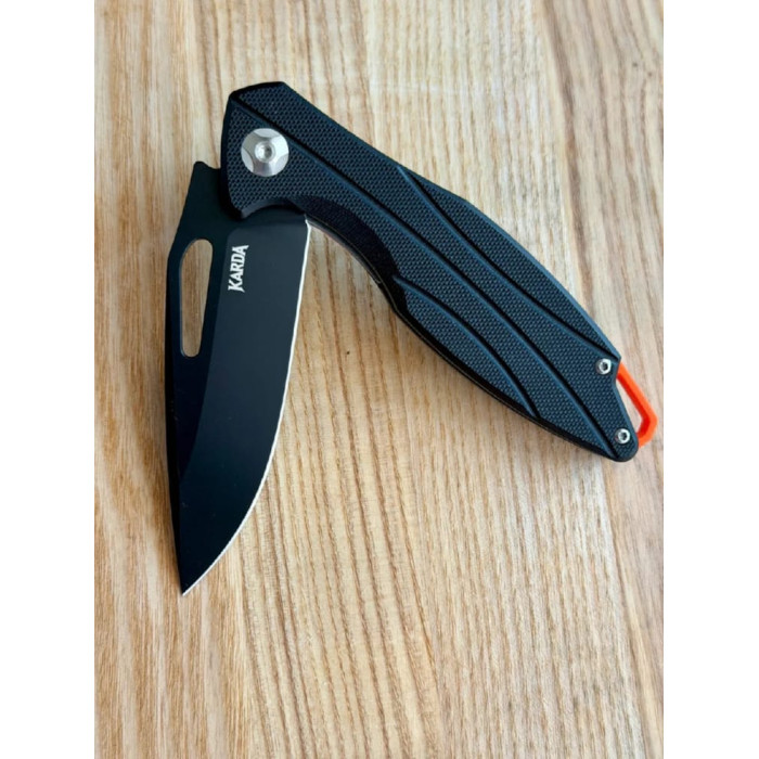Туристический складной нож Karda J008 Clip Point D2 (KB10) 1527