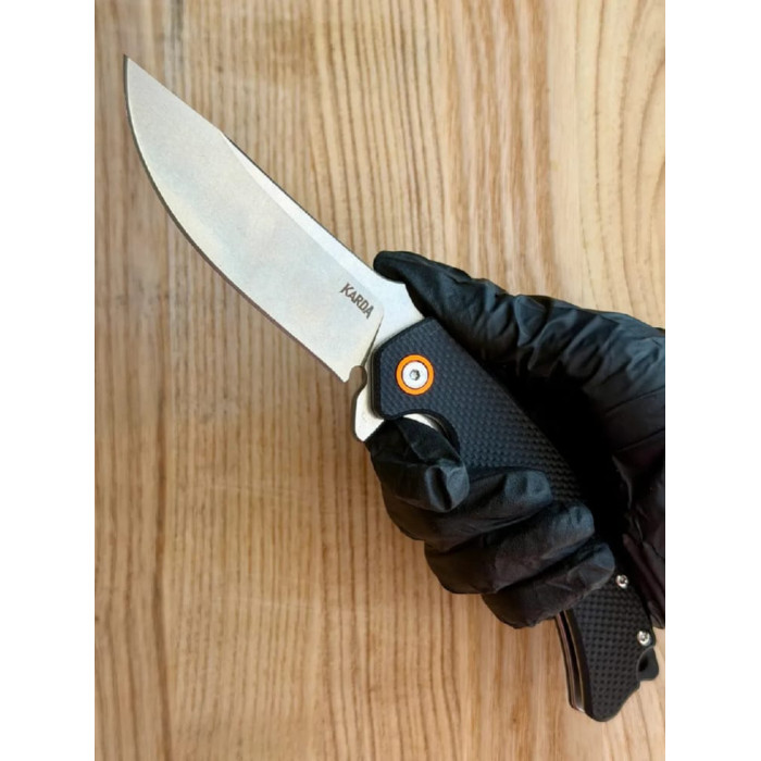 Туристический складной нож Karda J311 Black D2 (KB13)