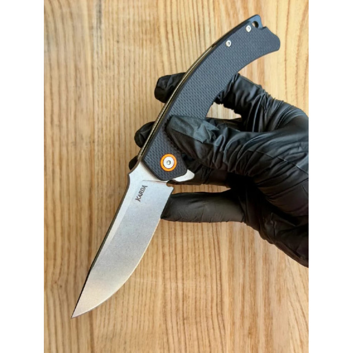 Туристический складной нож Karda J311 Black D2 (KB13)