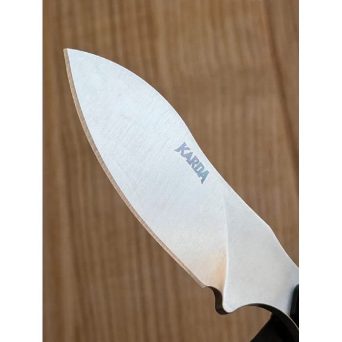 Туристический фиксированный нож Karda Z038 Black 440 (KB15) 1677