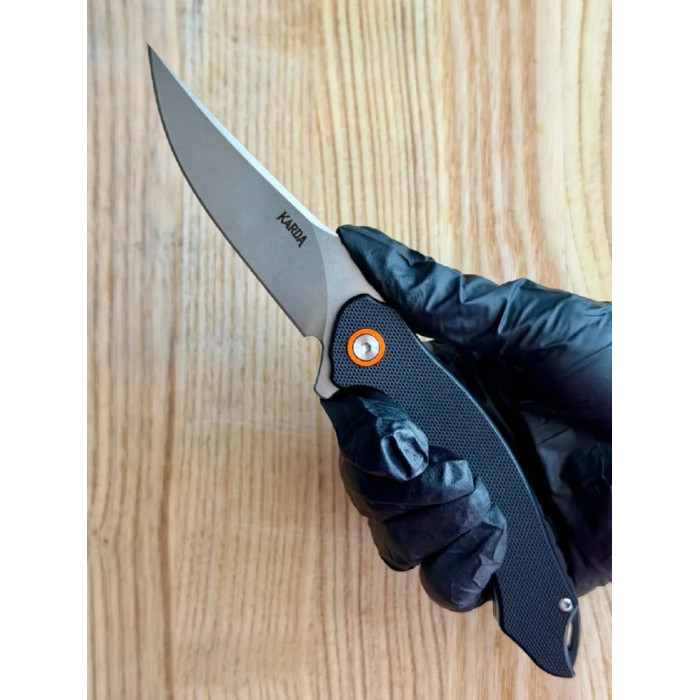 Туристический складной нож Karda J307B Black D2 (KB17)