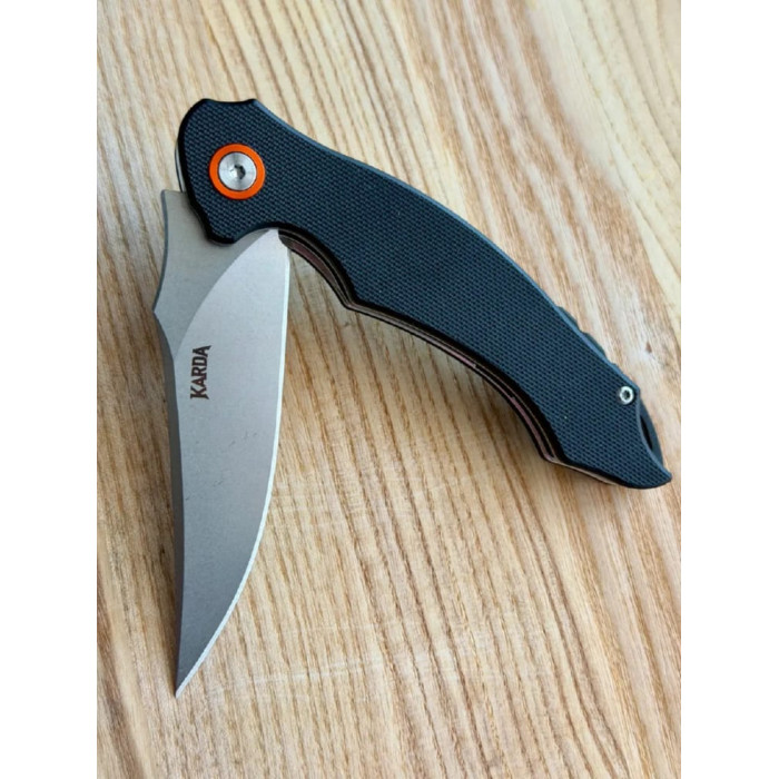 Туристический складной нож Karda J307B Black D2 (KB17)