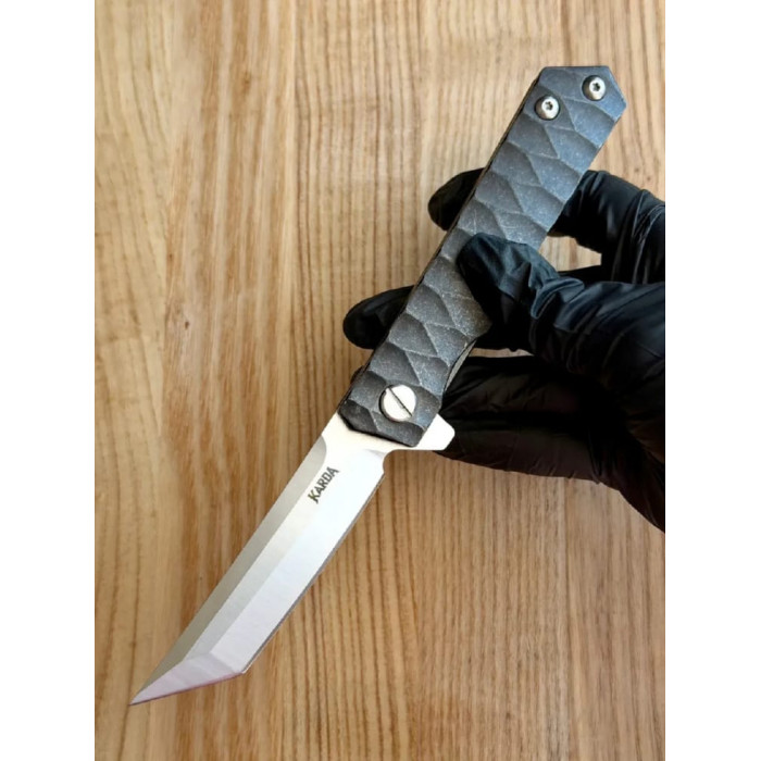 Туристический нож танто Karda D051 Satin D2 (KB18)