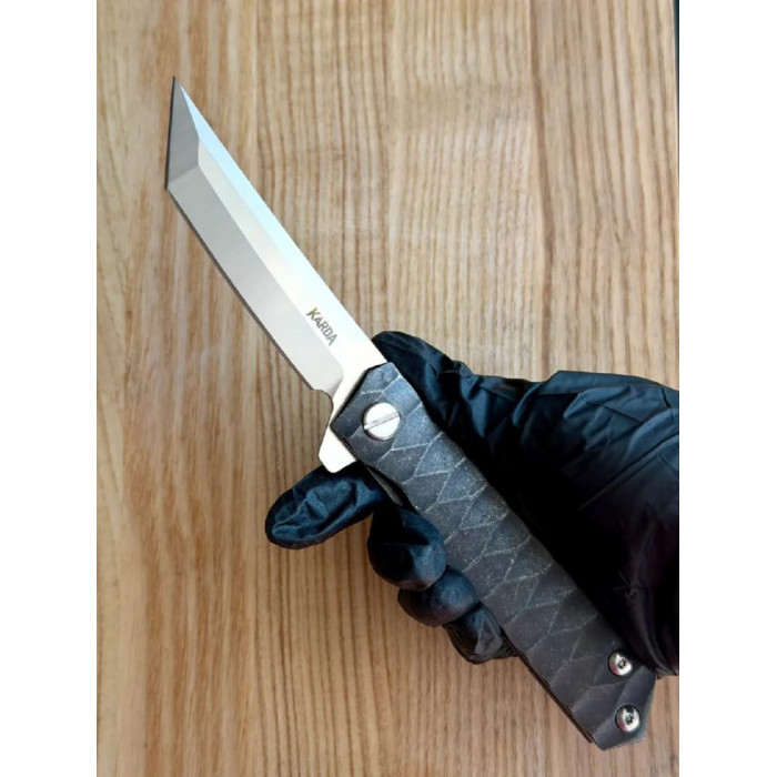 Туристический нож танто Karda D051 Satin D2 (KB18)