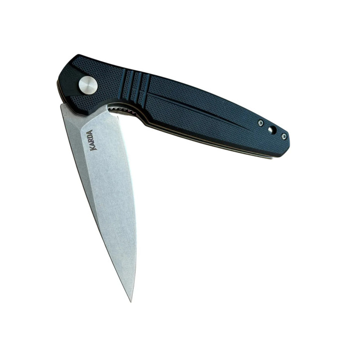 Складной нож туристический Karda J315B Black сталь D2 (KB19)