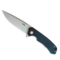 Складаний ніж туристичний Karda J146 Linen Black сталь D2 (KB20)