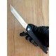Складной нож туристический Karda J024 Black Handle White Tanto сталь D2 (KB22) 1536