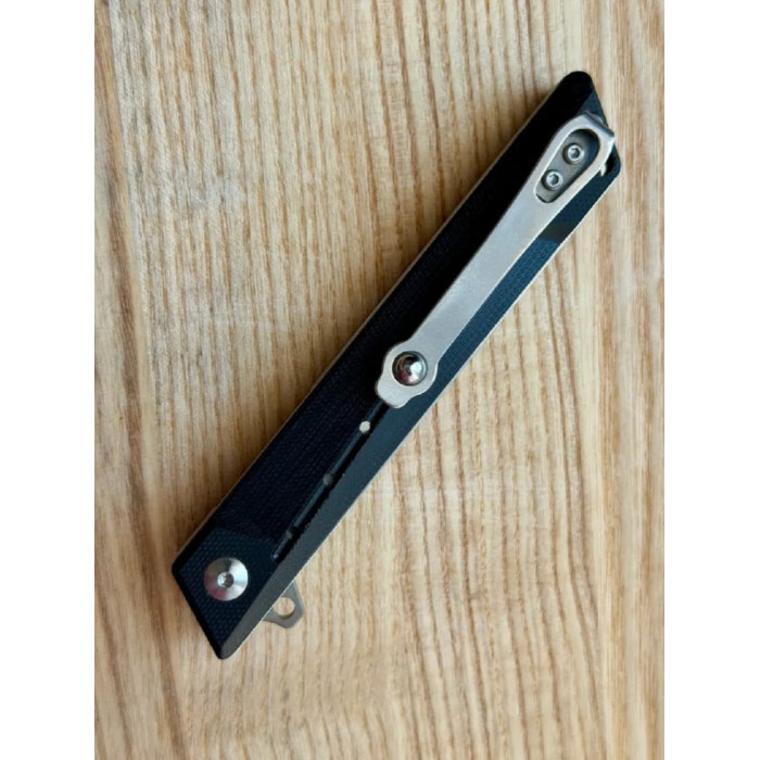 Складной нож туристический Karda J024 Black Handle White Tanto сталь D2 (KB22) 1536