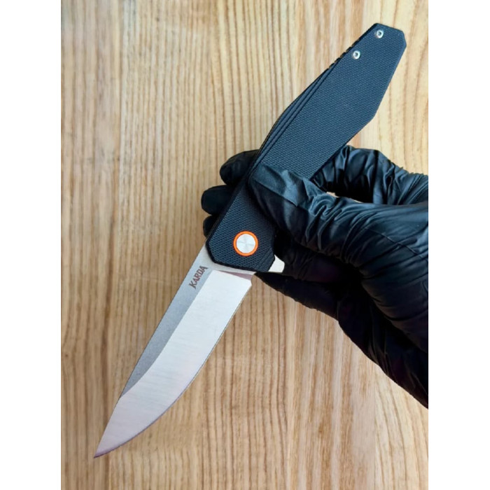 Складной нож туристический Karda J130 Black сталь D2 (KB23) 692