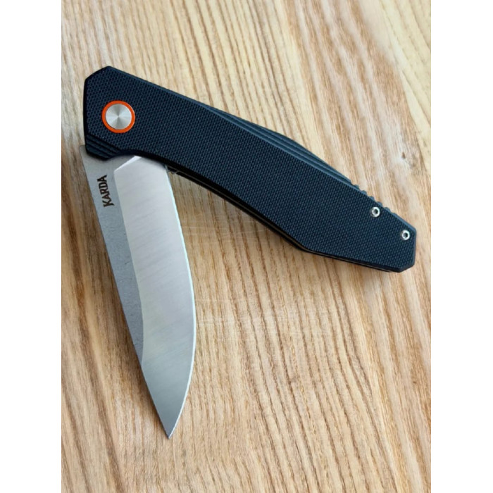 Складной нож туристический Karda J130 Black сталь D2 (KB23) 692