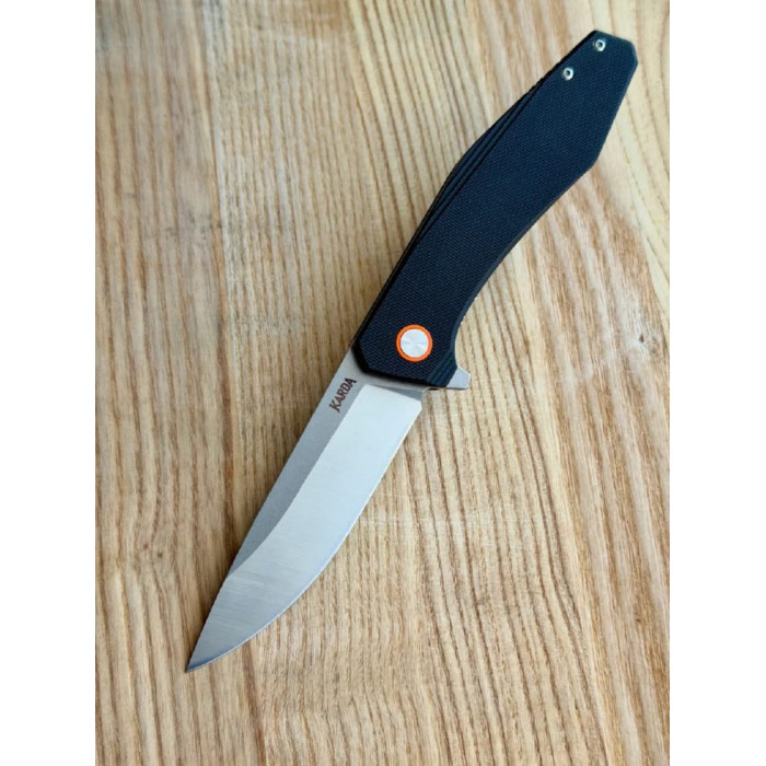 Складной нож туристический Karda J130 Black сталь D2 (KB23) 692