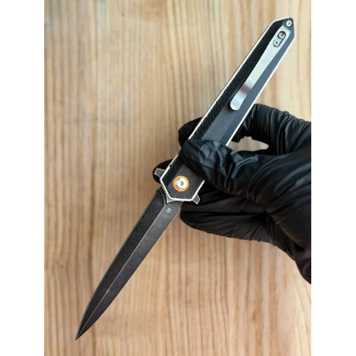 Складной нож Karda J177 Black Handle сталь D2 (KB25) 1375