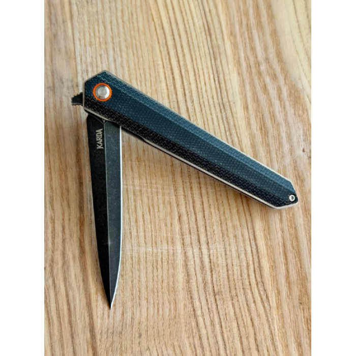 Складной нож Karda J177 Black Handle сталь D2 (KB25) 1375
