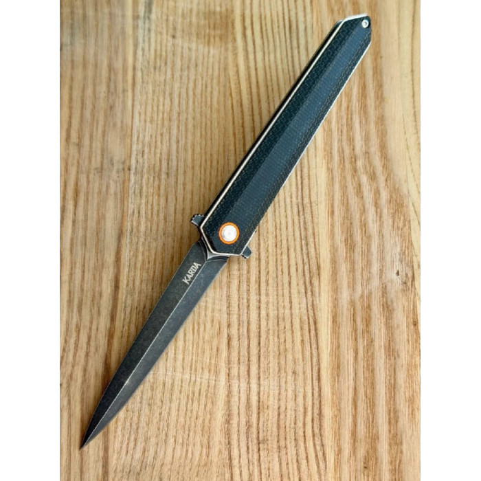 Складной нож Karda J177 Black Handle сталь D2 (KB25) 1375