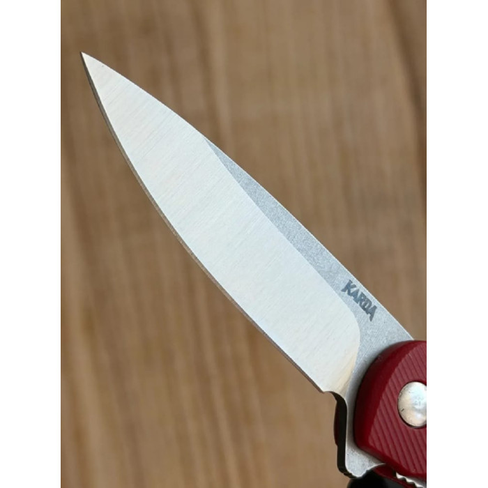 Складной нож-брелок Karda J160 Red сталь D2 (KB26) 1373