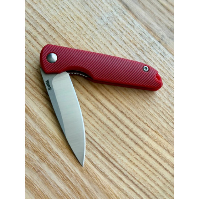 Складной нож-брелок Karda J160 Red сталь D2 (KB26) 1373
