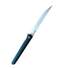 Складаний ніж Karda J097 Black Handle Drop Blade з чохлом сталь D2 (KB27) 1542