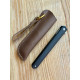 Складной нож Karda J097 Black Handle Drop Blade с чехлом сталь D2 (KB27) 1542
