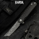 Складной нож Karda D051 Tanto дамасская сталь (KB28) 1520