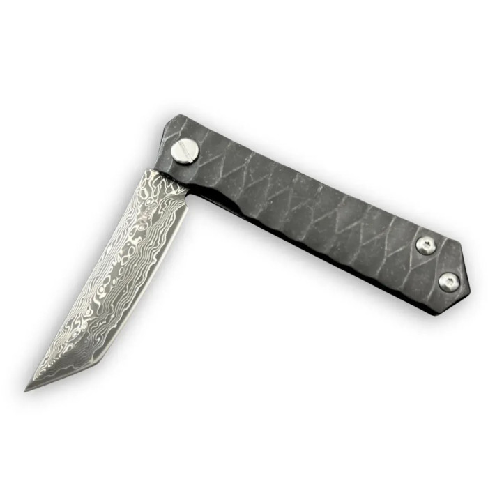 Складной нож Karda D051 Tanto дамасская сталь (KB28) 1520