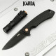 Складной нож туристический Karda J146 All Black сталь D2 (KB29) 1554