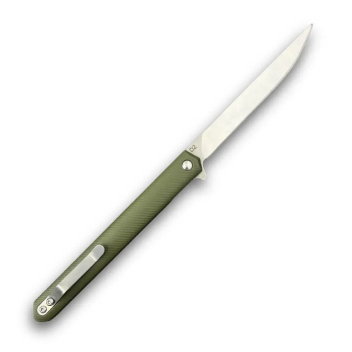 Складной нож Karda J097 green handle drop blade сталь D2 (KB31) 1548