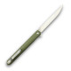Складной нож Karda J097 green handle drop blade сталь D2 (KB31) 1548