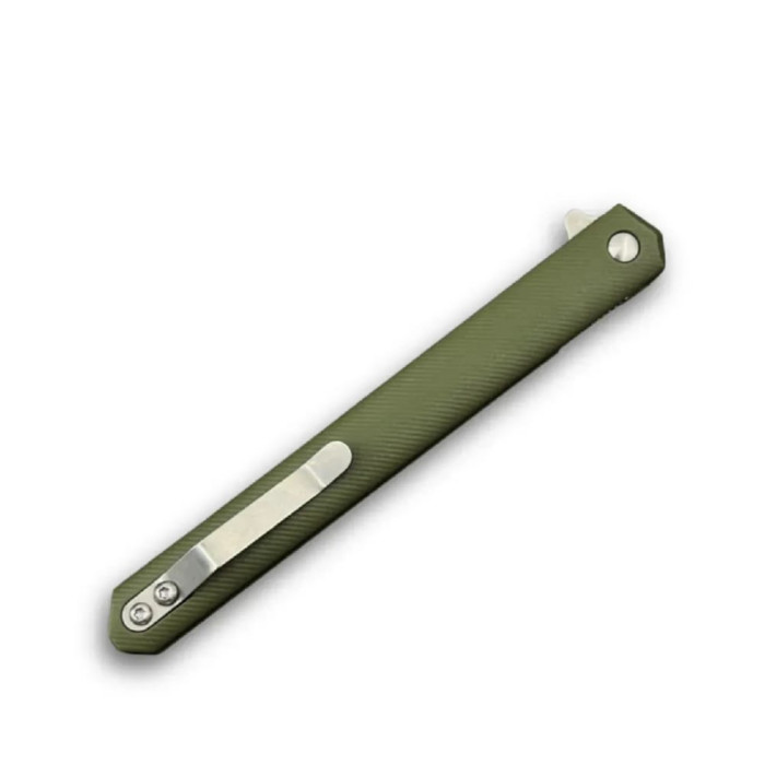 Складной нож Karda J097 green handle drop blade сталь D2 (KB31) 1548