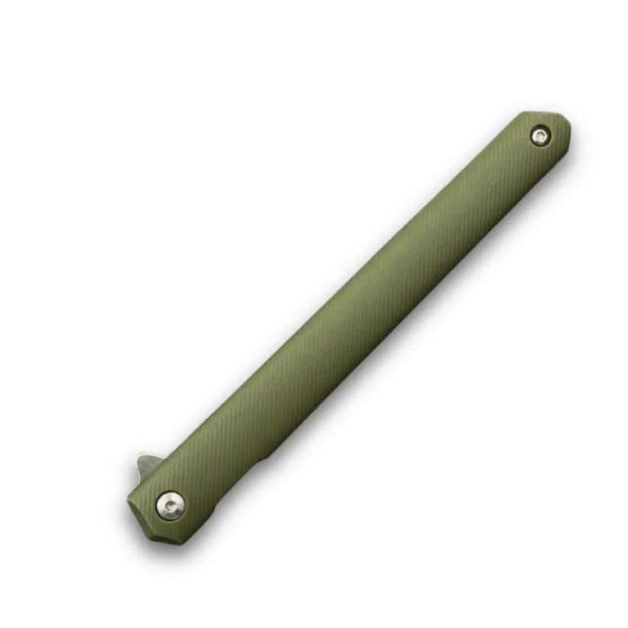 Складной нож Karda J097 green handle drop blade сталь D2 (KB31) 1548