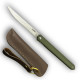 Складной нож Karda J097 green handle drop blade сталь D2 (KB31) 1548