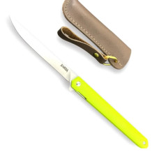 Складаний ніж Karda J097 green handle drop blade сталь D2 (KB32) 1546