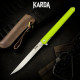 Складной нож Karda J097 green handle drop blade сталь D2 (KB32) 1546