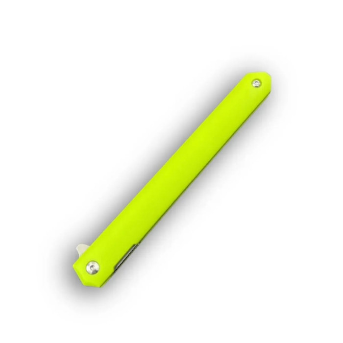 Складной нож Karda J097 lime green handle tanto blade сталь D2 (KB33) 1545