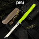 Складной нож Karda J097 lime green handle tanto blade сталь D2 (KB33) 1545