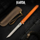 Складной нож Karda J097 orange handle tanto blade сталь D2 (KB35) 1543
