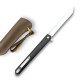Складной нож Karda J097 black handle tanto blade сталь D2 (KB36) 1541