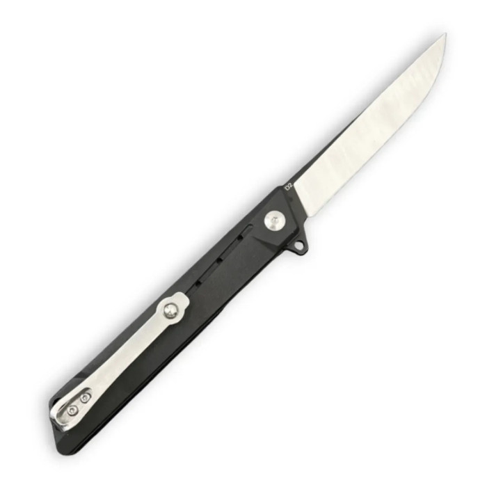 Походный складной нож Karda J024 Black Handle сталь D2 Drop-Point (KB39) 1537