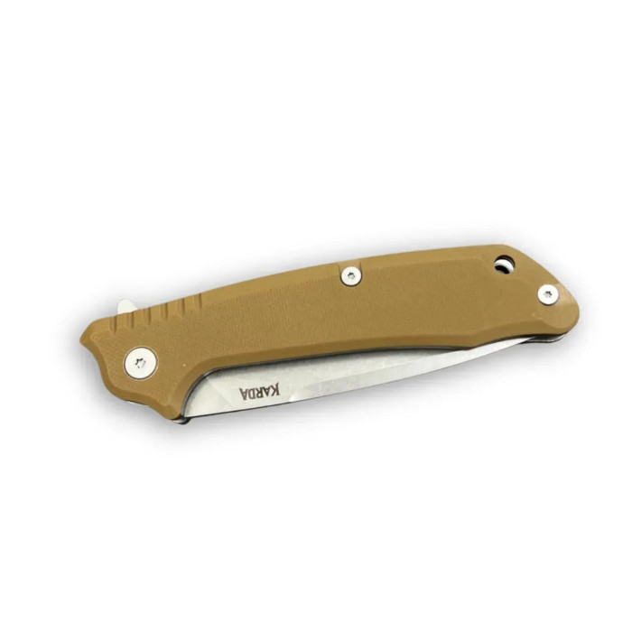 Туристический складной нож Karda J011 Brown сталь D2 (KB42) 1531