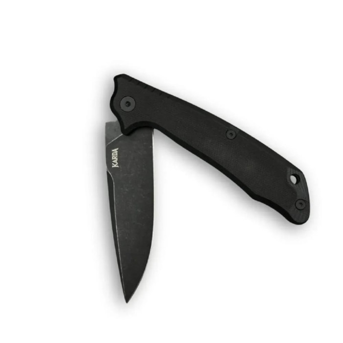Туристический складной нож Karda J011 Black сталь D2 (KB44) 1529