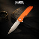 Нож складной туристический Karda J160 Orange сталь D2 (KB46) 1372