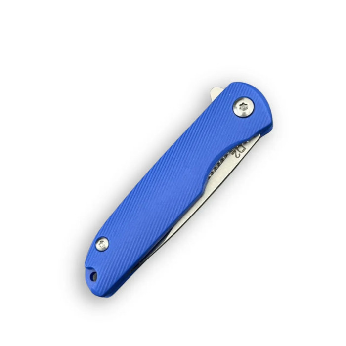 Нож складной туристический Karda J160 Blue сталь D2 (KB47) 1374