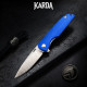 Нож складной туристический Karda J160 Blue сталь D2 (KB47) 1374