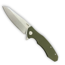 Туристичний складаний ніж Karda Буйвол J104 Green сталь D2 (KB48) 1118