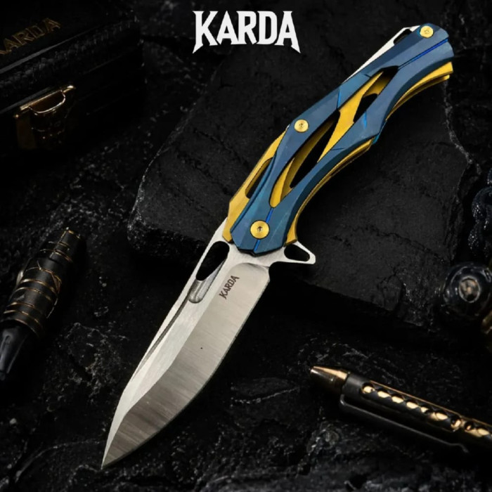Туристический складной нож Karda Neptun D040 сталь D2 (KB49) 1211