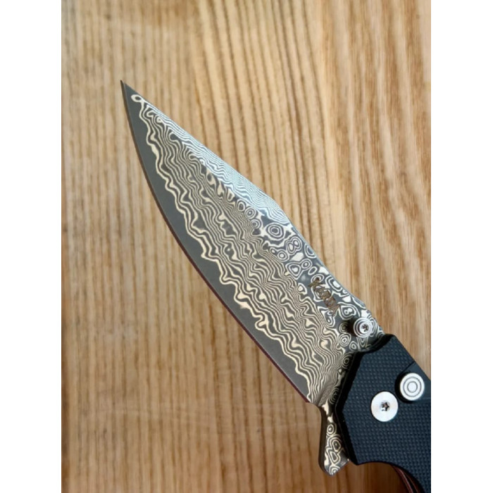 Туристический складной нож Karda J284B Black Damascus сталь VG-10 (KB5)