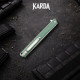 Туристический складной нож Karda J149 Green сталь D2 (KB50) 1384