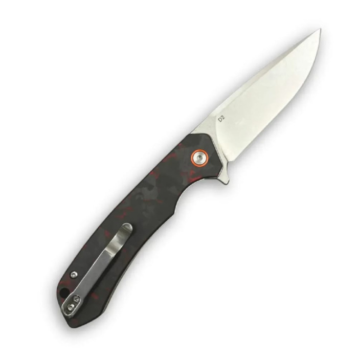 Складной нож Karda J146 Carbon Red сталь D2 (KB52) 1669