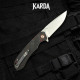 Складной нож Karda J146 Carbon Red сталь D2 (KB52) 1669